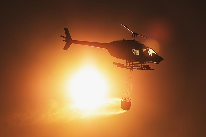 Firefighting Helicopter in Wisconsin